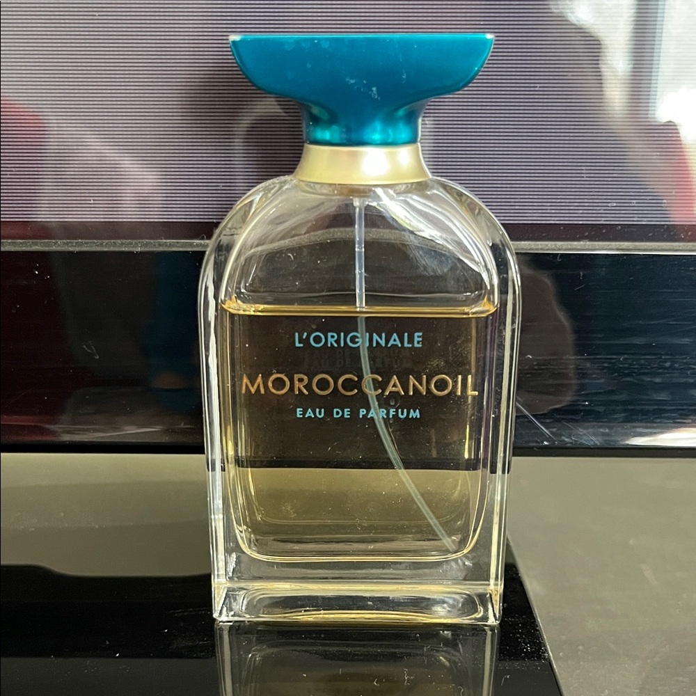 Moroccanoil Perfume Bottle - Teal & Gold Accents